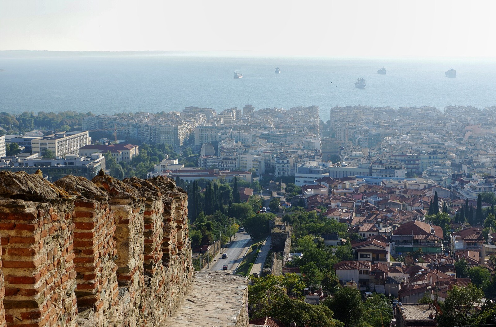 Ano Poli — bus up, walk down
